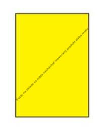 Etikety farebné 210x297mm APLI A4 100 hárkov žlté