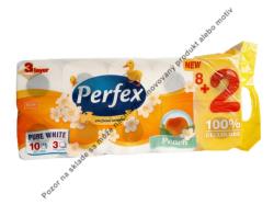 Toaletný papier PERFEX 10ks 3vrstvový parfumovaný broskyňa