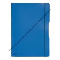 Zošit Herlitz my.book Flex A4 2x40 listov linajkový štvorčekový PP modrý
