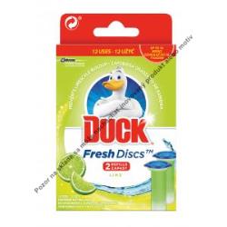 DUCK Fresh Discs WC gél NÁHRADA 2 x 36 ml Limetka