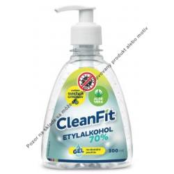 CleanFit dezinfekčný gél 70% citrus na ruky s pumpičkou 300 ml