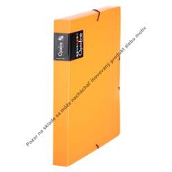 Plastový box s gumičkou Karton PP Opaline oranžový