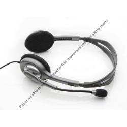 Slúchadlá s mikrofónom Logitech Stereo Headset H110
