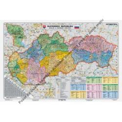 Mapa Slovensko-Kraje a územné obvody