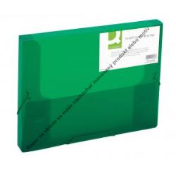 Plastový box s gumičkou Q-Connect zelený