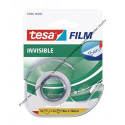 Lepiaca páska TESA invisible 19mm x 10m neviditeľná popisovateľná s dispenzorom