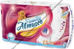 Toaletný papier Almusso Family 3vrst. 12ks