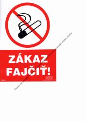 Piktogram Zákaz fajčenia! A5