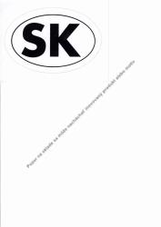 Samolepka SK vonkajšia ovál 12,5x8,5