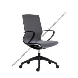 Kancelárska stolička Vision, tmavosivá/čierna