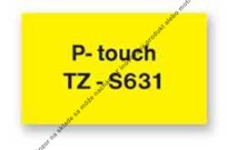 Samolepiaca páska Brother TZe-S631 12mm žltá/čierna