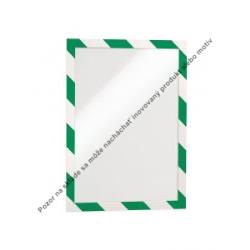 Samolepiaci Duraframe Security A4, zeleno-biely, bal.2 ks