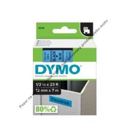 Samolepiaca páska Dymo D1 12 mm modrá/čierna