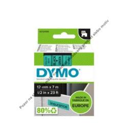 Samolepiaca páska Dymo D1 12 mm zelená/čierna
