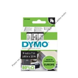Samolepiaca páska Dymo D1 9 mm biela/čierna