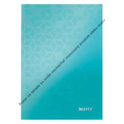 Záznamová kniha Leitz WOW A5 80 listov linajková ľadovo modrá