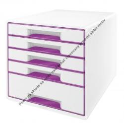 Zásuvkový box Leitz WOW purpurový