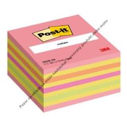 Bloček kocka Post-it 76x76 neónová ružová mix
