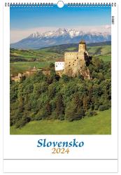 Kalendár nástenný Slovensko 2025